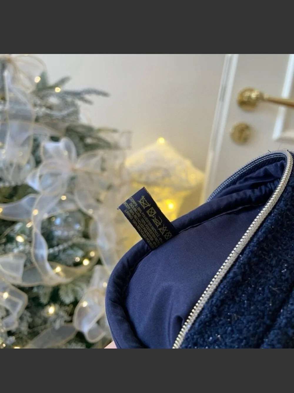 CHANEL Black Tweed Mini Crossbody with Gold Chain VIP GWP